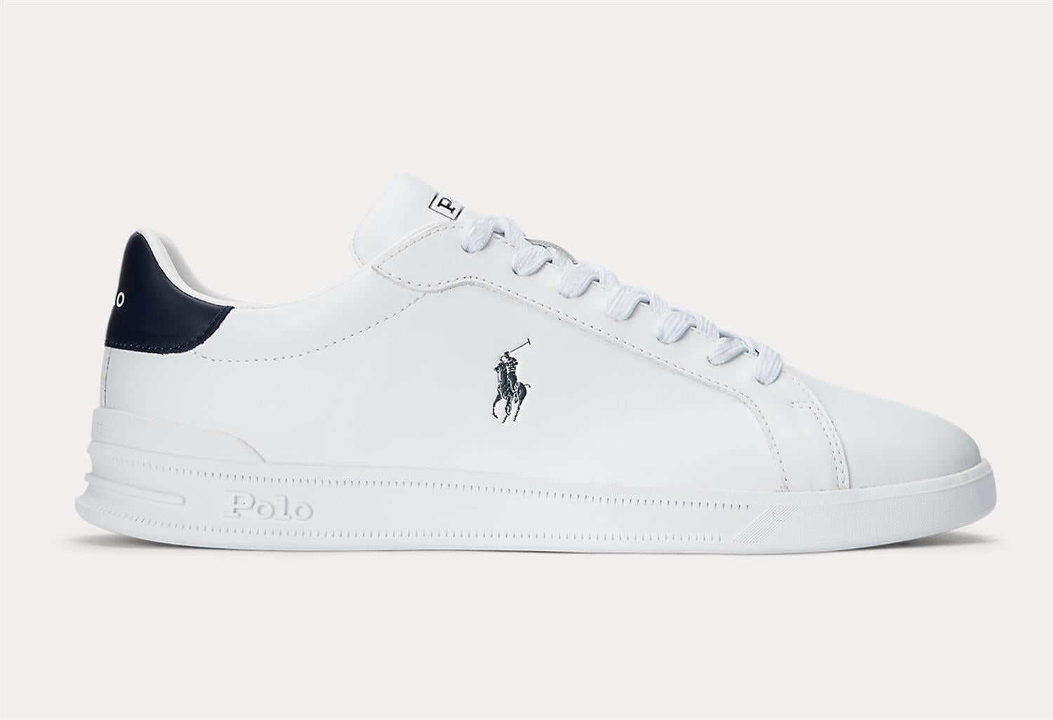 Sko Leather White/Newport Navy