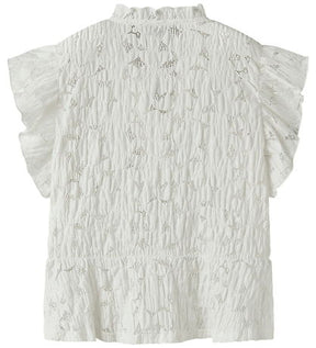 Bluse Lace Short Capsl White Alyssum