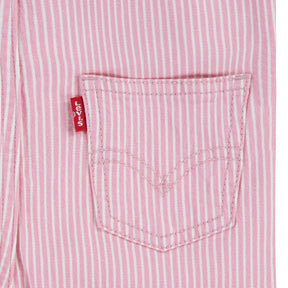 Bukse Overall Stripes Bright White