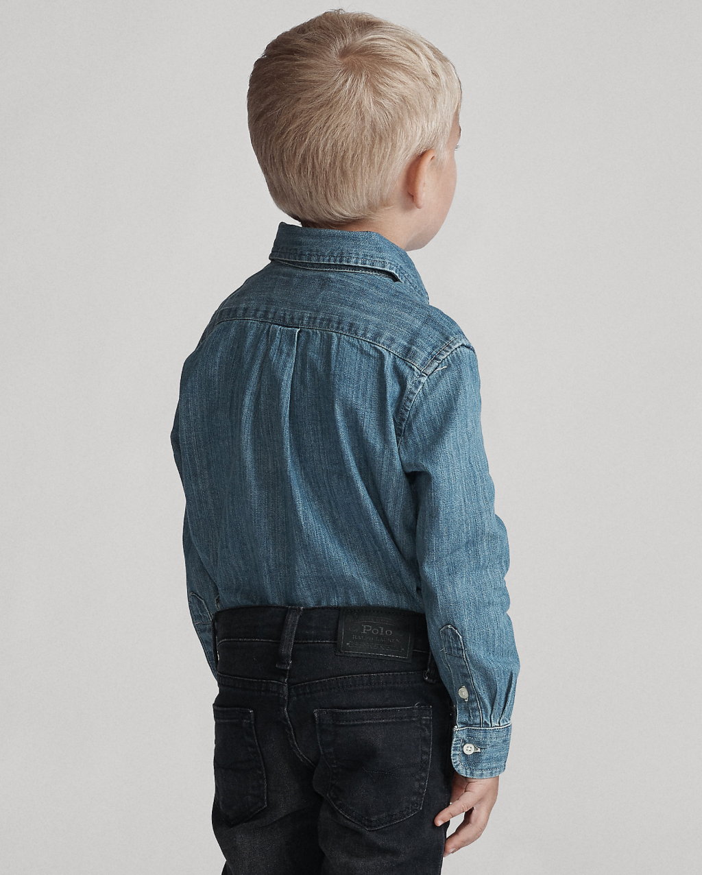 Skjorte Chambray Denim DK Blue