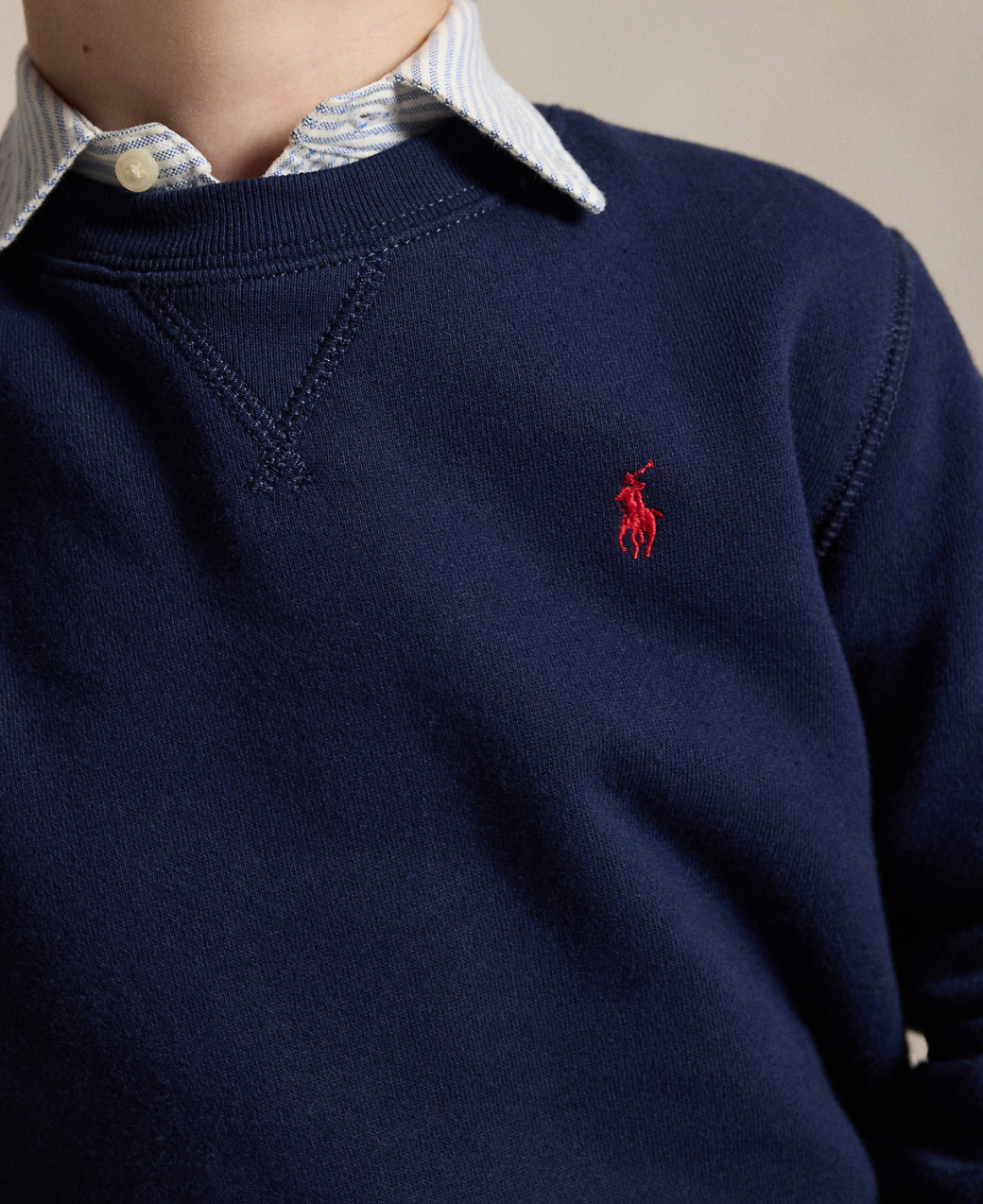Genser Basic Crewneck Cruise Navy