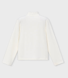 Genser Turtleneck Graphic Natur Navy