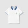 Polo Pique Sailor White