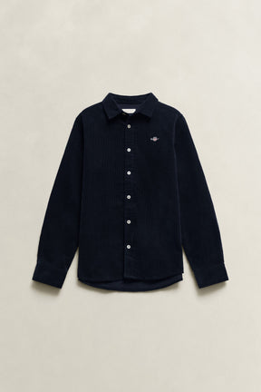 Skjorte Corduroy Evening Blue