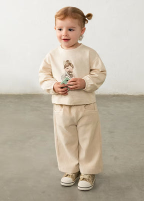 Bukse Corduroy Wide Tofu
