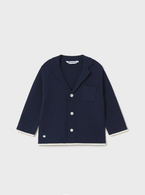 Cardigan Tricot Navy Blue