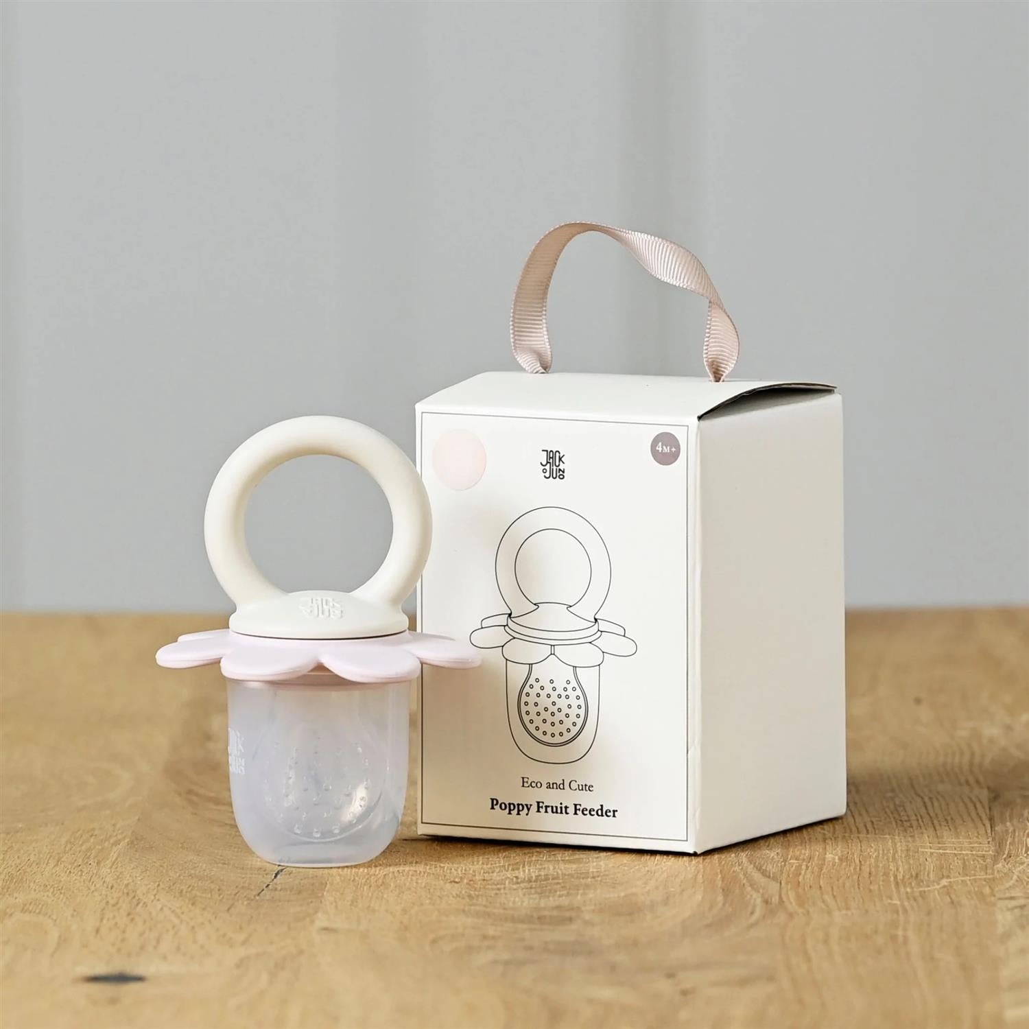 Fruktsmokk Poppy Fruit Feeder Cream/Light Pink