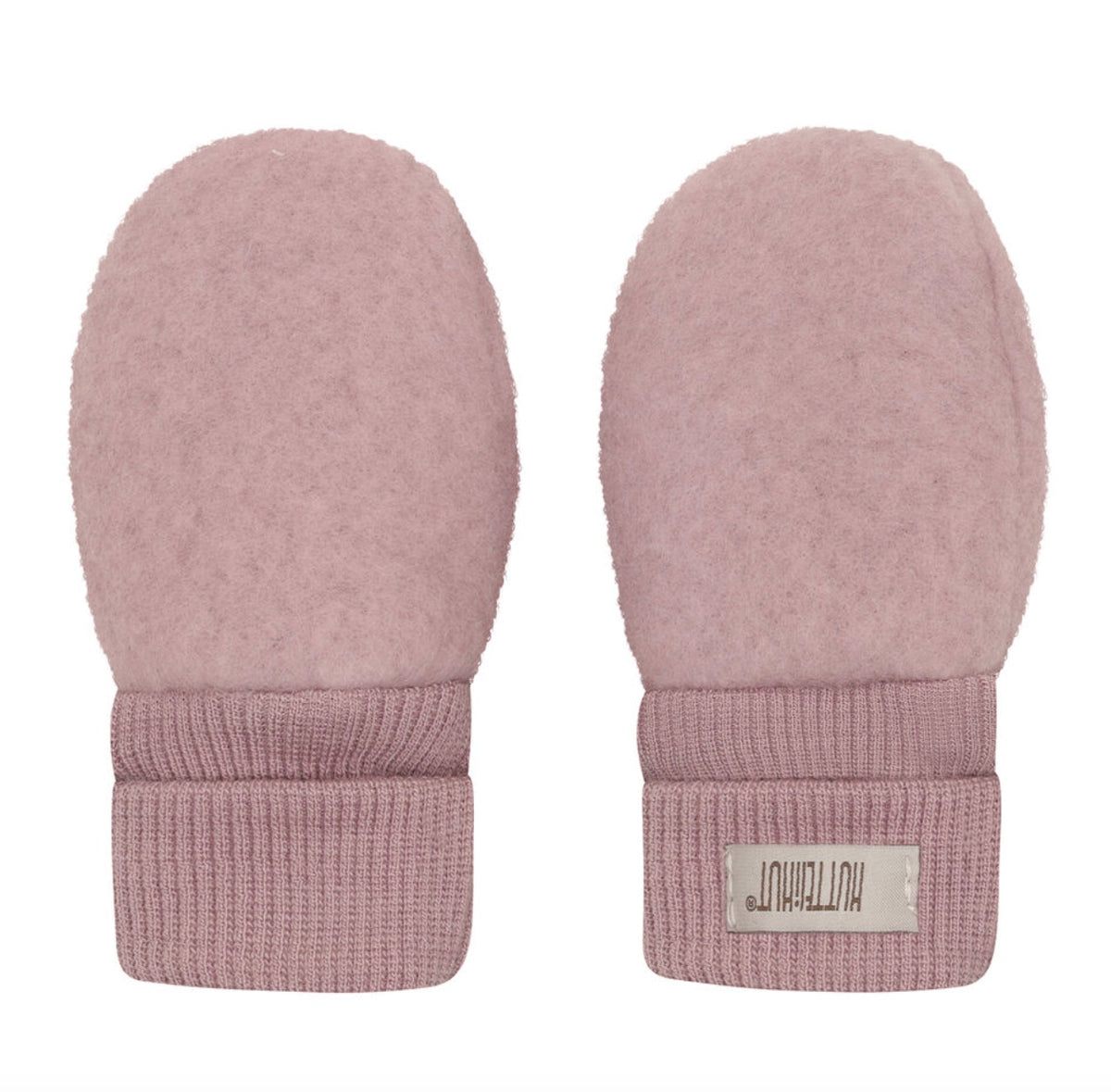 Votter Mittens Wool Fleece Woodrose