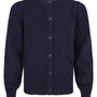 Genser Elli Strikket Ull Cardigan Midnight Navy