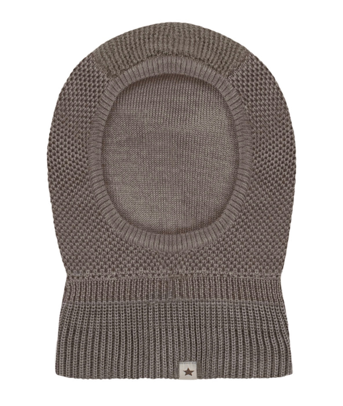 Balaclava Wool Knit Windstop Cinder Melange