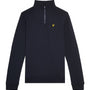 Genser Quarter Zip Pullover Dark Navy