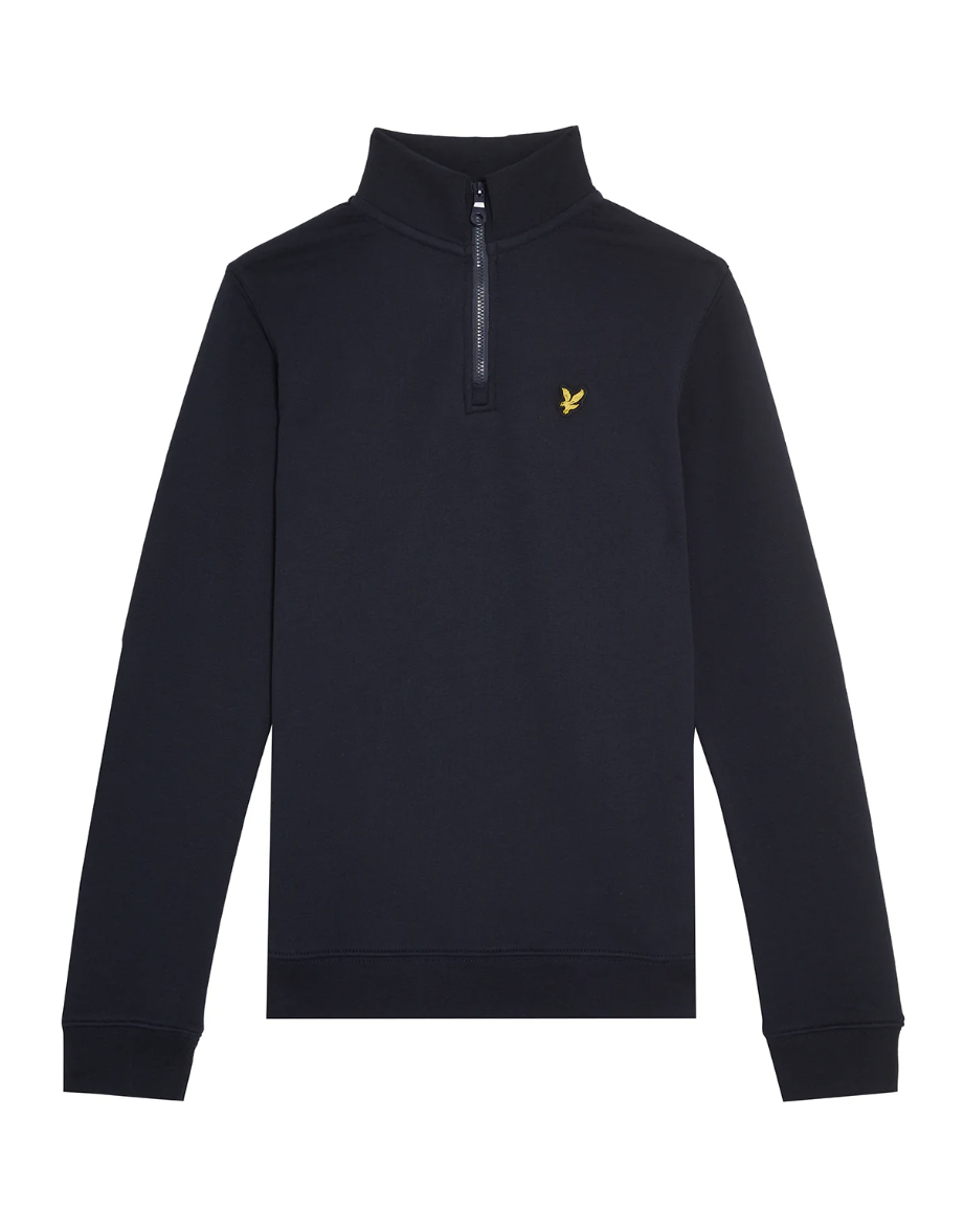 Genser Quarter Zip Pullover Dark Navy