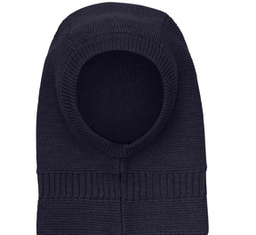 Balaclava Wool Knit Windstop Dark Navy