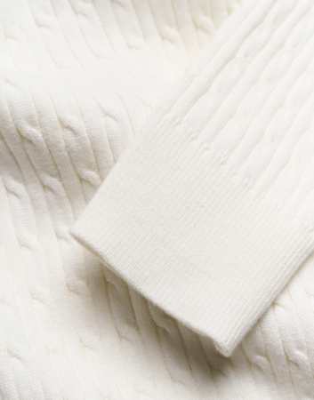 Jakke GR Hoatxin Zip Knit Off White