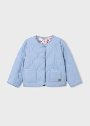 Jakke Reversible Quilted Sky Blue