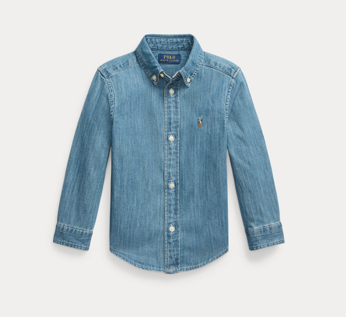 Skjorte Chambray Denim DK Blue