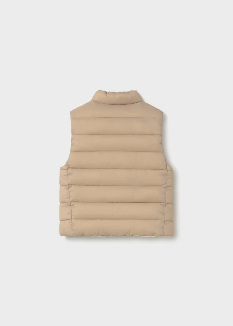 Vest Reversible Dino Dark Taupe