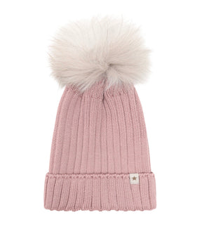 Lue Knit Alpaca Pompom Woodrose