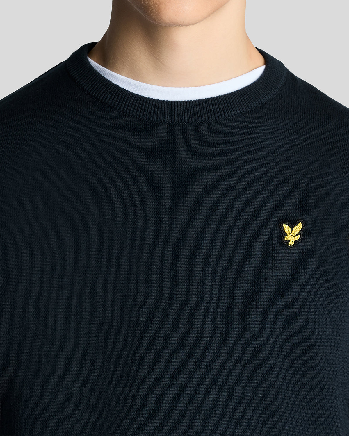 Genser Crew Neck Dark Navy