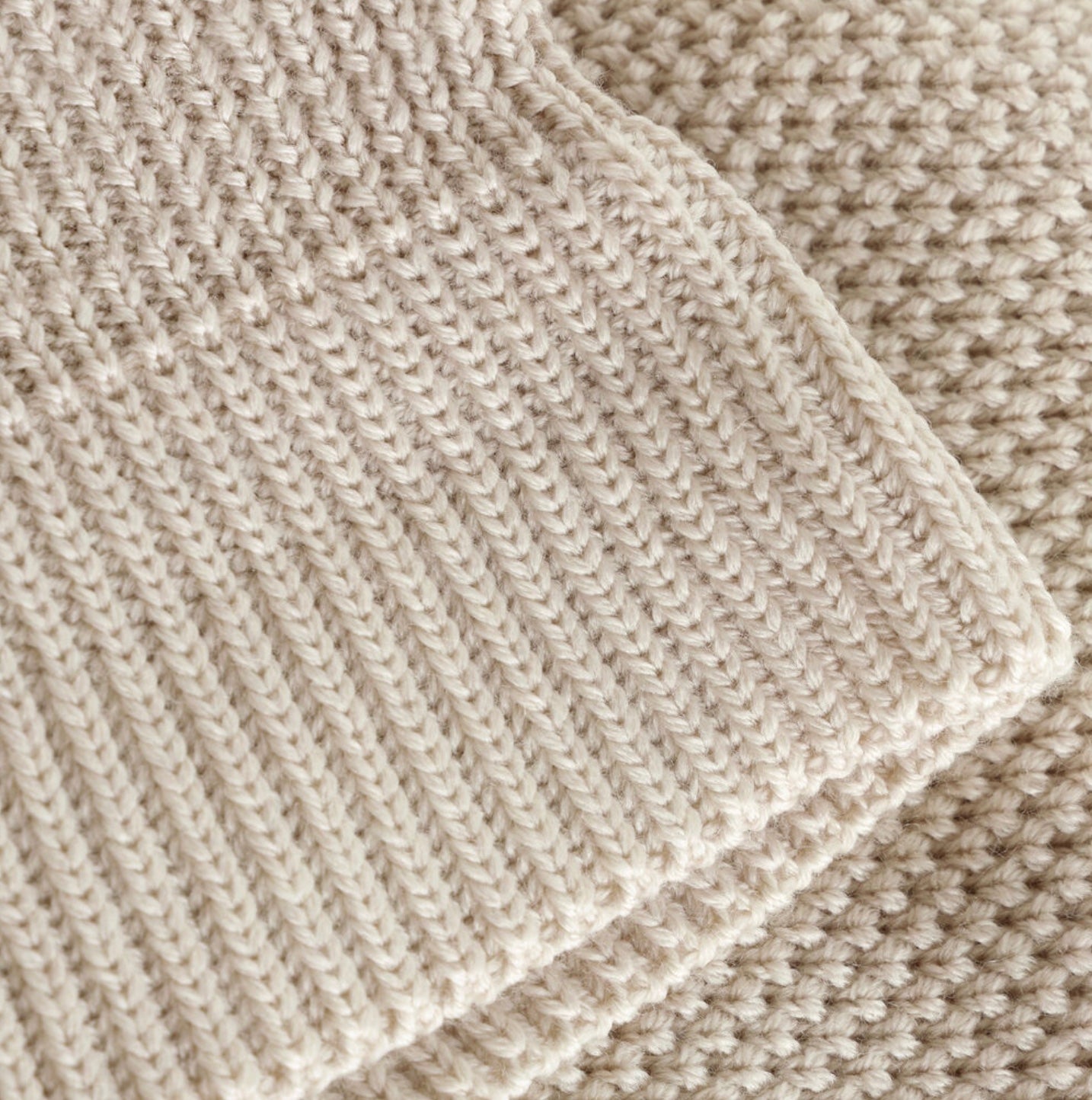 Balaclava Wool Knit Windstop Sand Melange