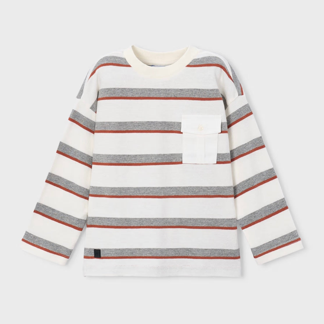 Genser Striped Cream