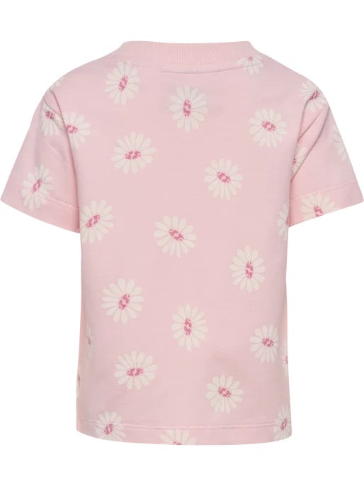 T-skjorte Loose Flower Pale Lilac