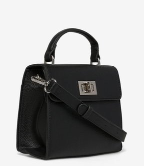 Veske RBSanya Medium Top Handle Bag Black Silver