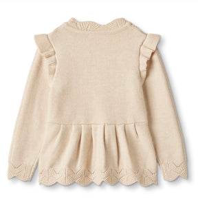 Genser Alilly Peplum Pullover Sandshell