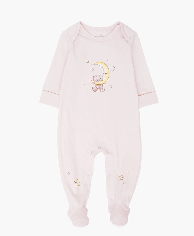 Sparkedress Teddy Dreams Footie Pink