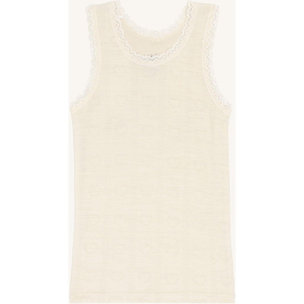Singlet Faith Pointelle Ull Ivory