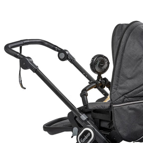 Vifte barnevogn Svart