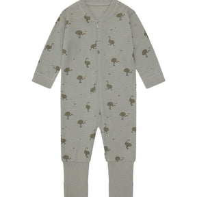 Heldress Manu Zip Ostrich Forest Fog
