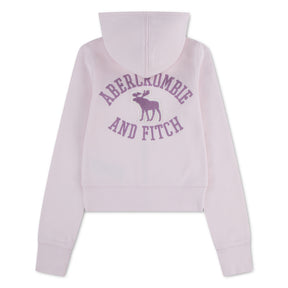 Hettegenser Graphic Full Zip Pink Marshmallow