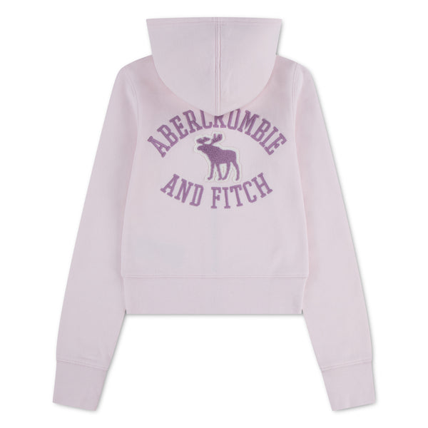 Hettegenser Graphic Full Zip Pink Marshmallow