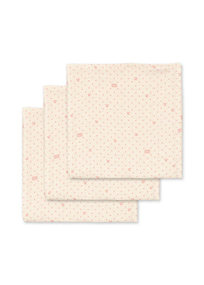 Kluter Muslin 3pk Cherry Dot