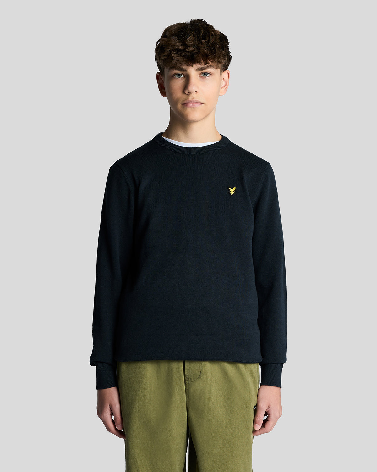 Genser Crew Neck Dark Navy