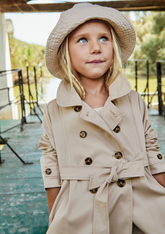 Jakke Trenchcoat Sepia