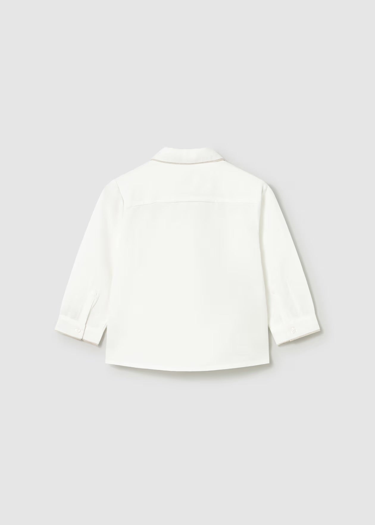 Skjorte M/sløyfe Cream