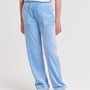 Tonal Wide Leg Jogger Della Robbia Blue