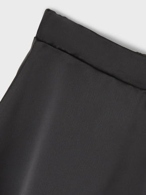 Skjørt Satin Short Black