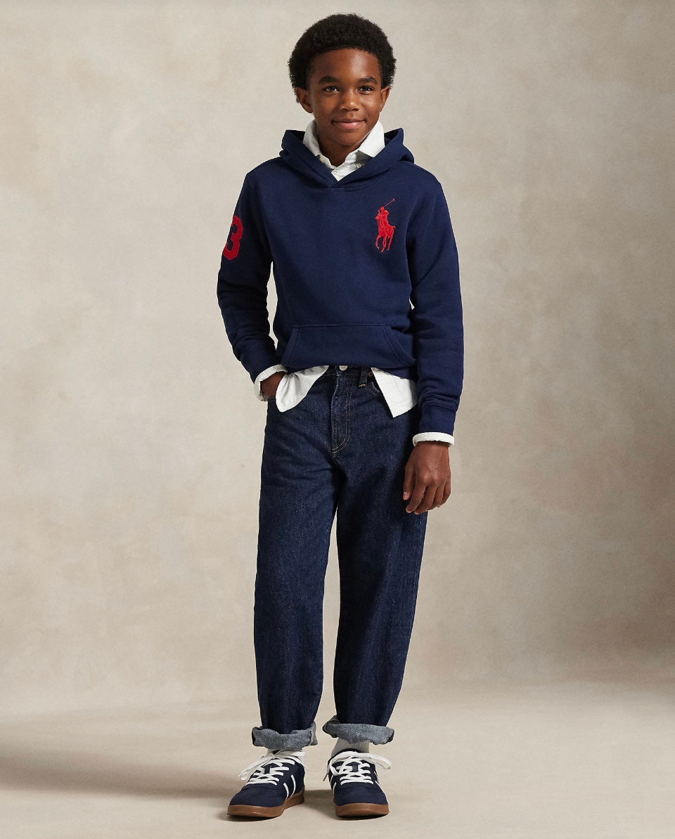 Hettegenser Big Poney Fleece Refined Navy