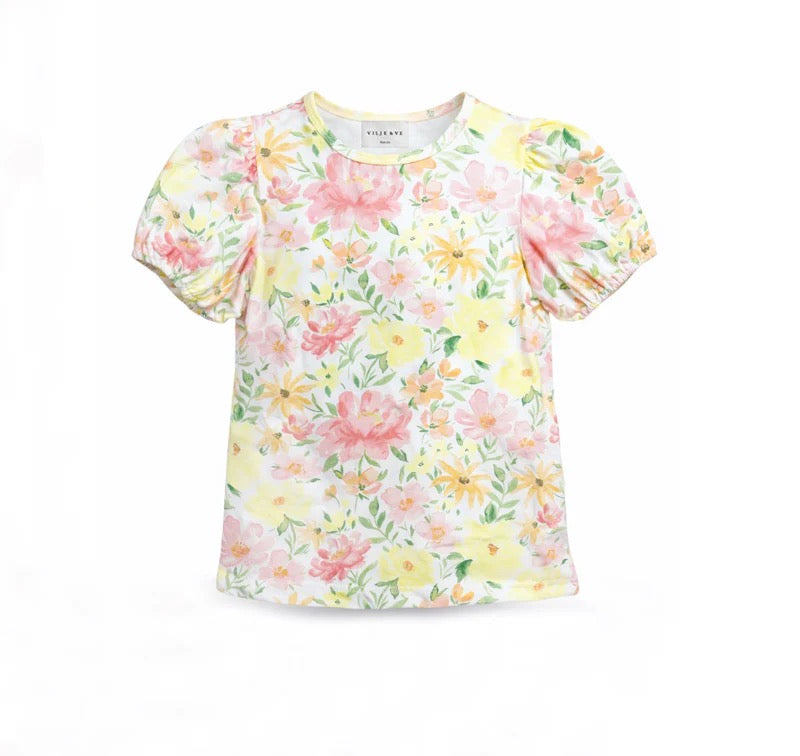 T-skjorte May Printet Yellow