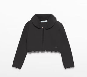 Cardigan Faux Fur Black