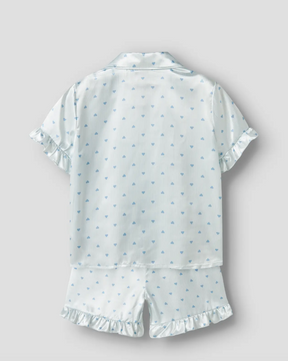 Pysj Nighty Ss Shorts Pyjamas Set Ice Melt