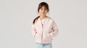 Hettegenser Meet And Greet Zip Crystal Pink