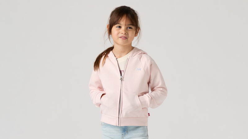 Hettegenser Meet And Greet Zip Crystal Pink