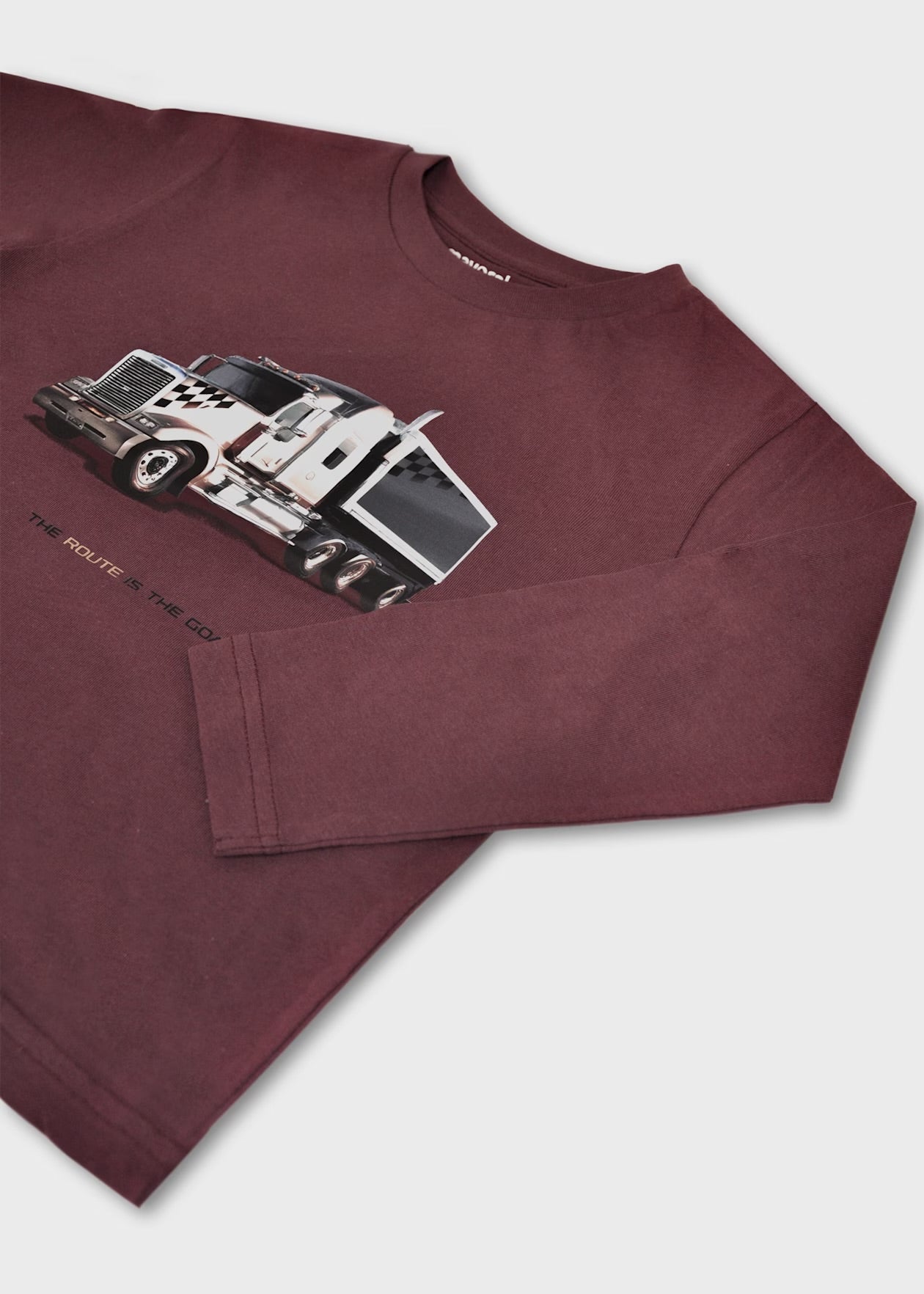 Genser Printed Truck Ciruela