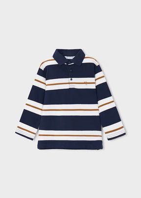 Genser Polo Striped Ink