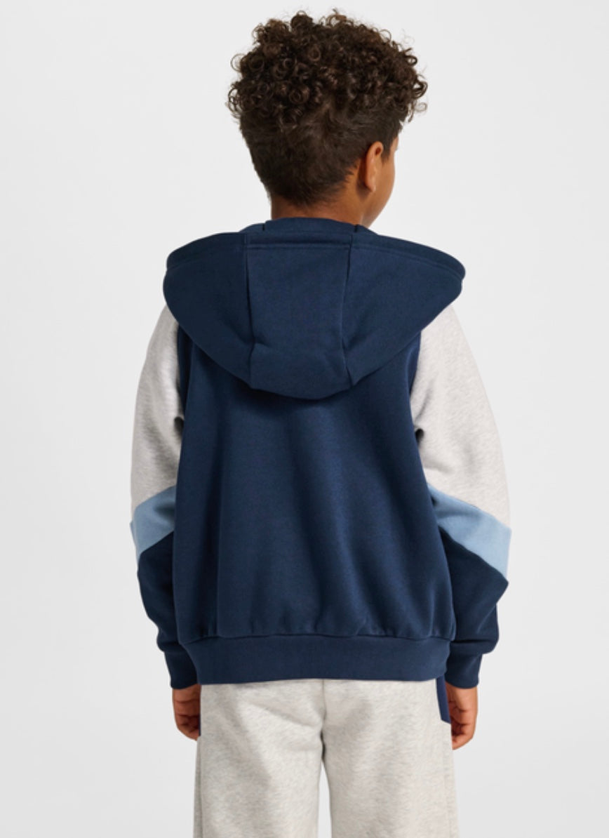 Hettegenser Zip Loose Dress Blues/Faded Denim