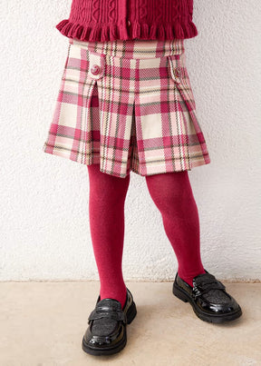 Shorts Plaid/Check Raspberry